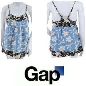 GAP Floral Camisole in Blue and Black
